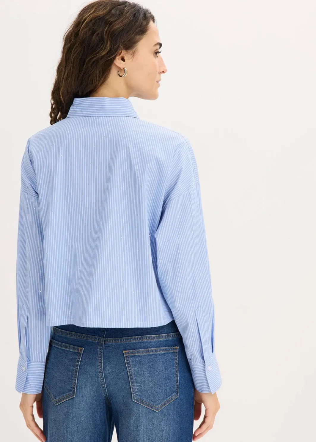 Clearance Oversize-Bluse aus Baumwoll-Mix Damen Bekleidung·Jacken & Mäntel|Blusen & Tuniken