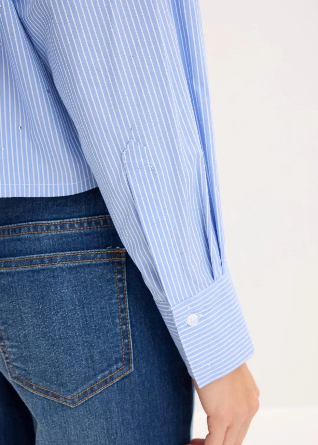 Clearance Oversize-Bluse aus Baumwoll-Mix Damen Bekleidung·Jacken & Mäntel|Blusen & Tuniken