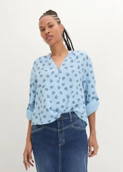 Best Oversize-Bluse aus luftigem Musselin Damen Blusen & Tuniken|Bekleidung·Jacken & Mäntel