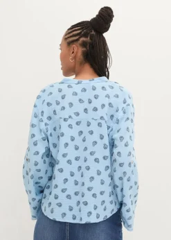 Best Oversize-Bluse aus luftigem Musselin Damen Blusen & Tuniken|Bekleidung·Jacken & Mäntel