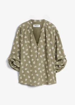 Damen bonprix Bekleidung·Jacken & Mäntel|Blusen & Tuniken|Oversize-Bluse aus luftigem Musselin