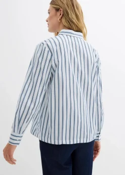 Damen bonprix Bekleidung·Jacken & Mäntel|Zweiteiler & Sets|Oversize-Bluse aus reiner Baumwolle