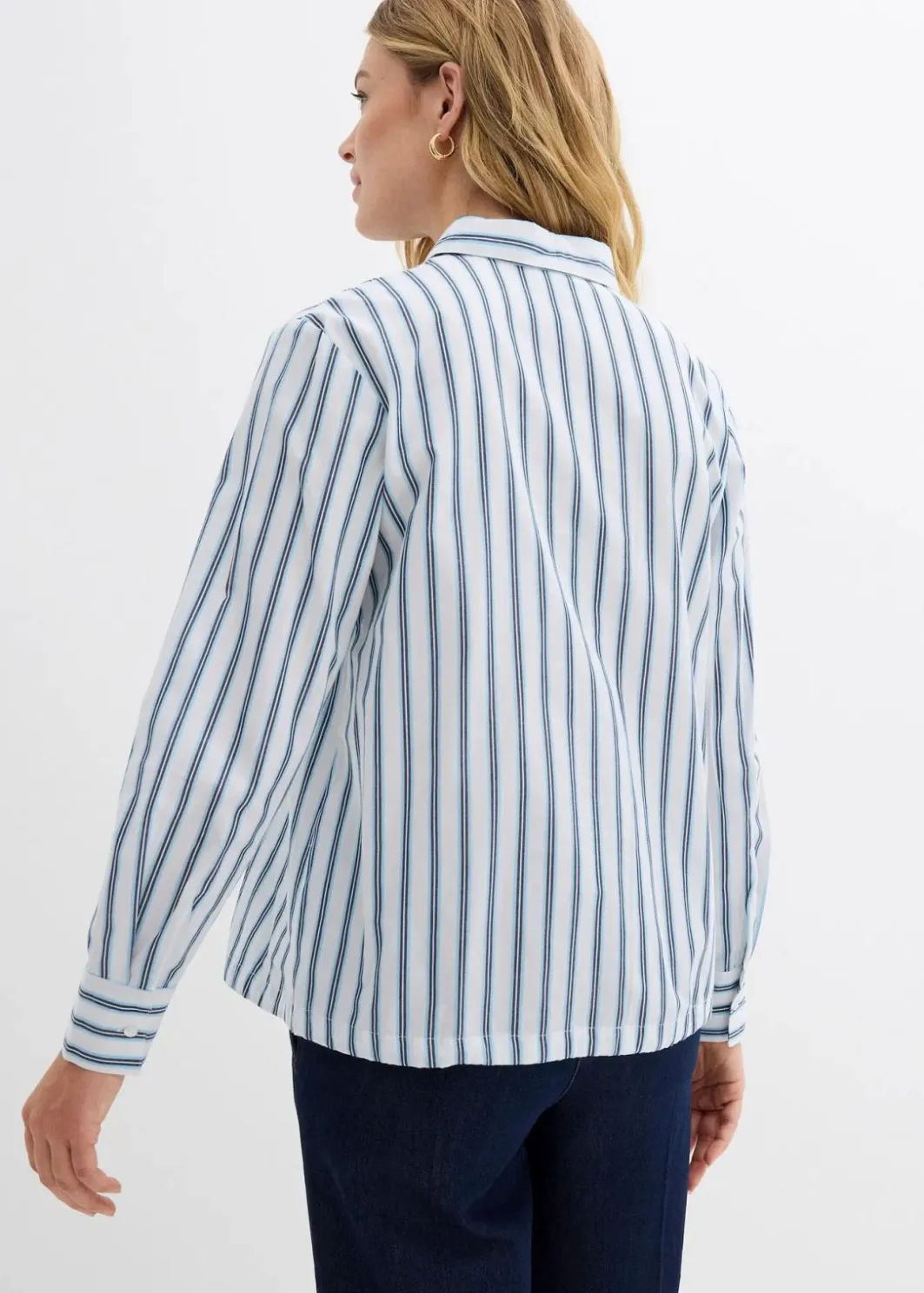 Damen bonprix Bekleidung·Jacken & Mäntel|Zweiteiler & Sets|Oversize-Bluse aus reiner Baumwolle