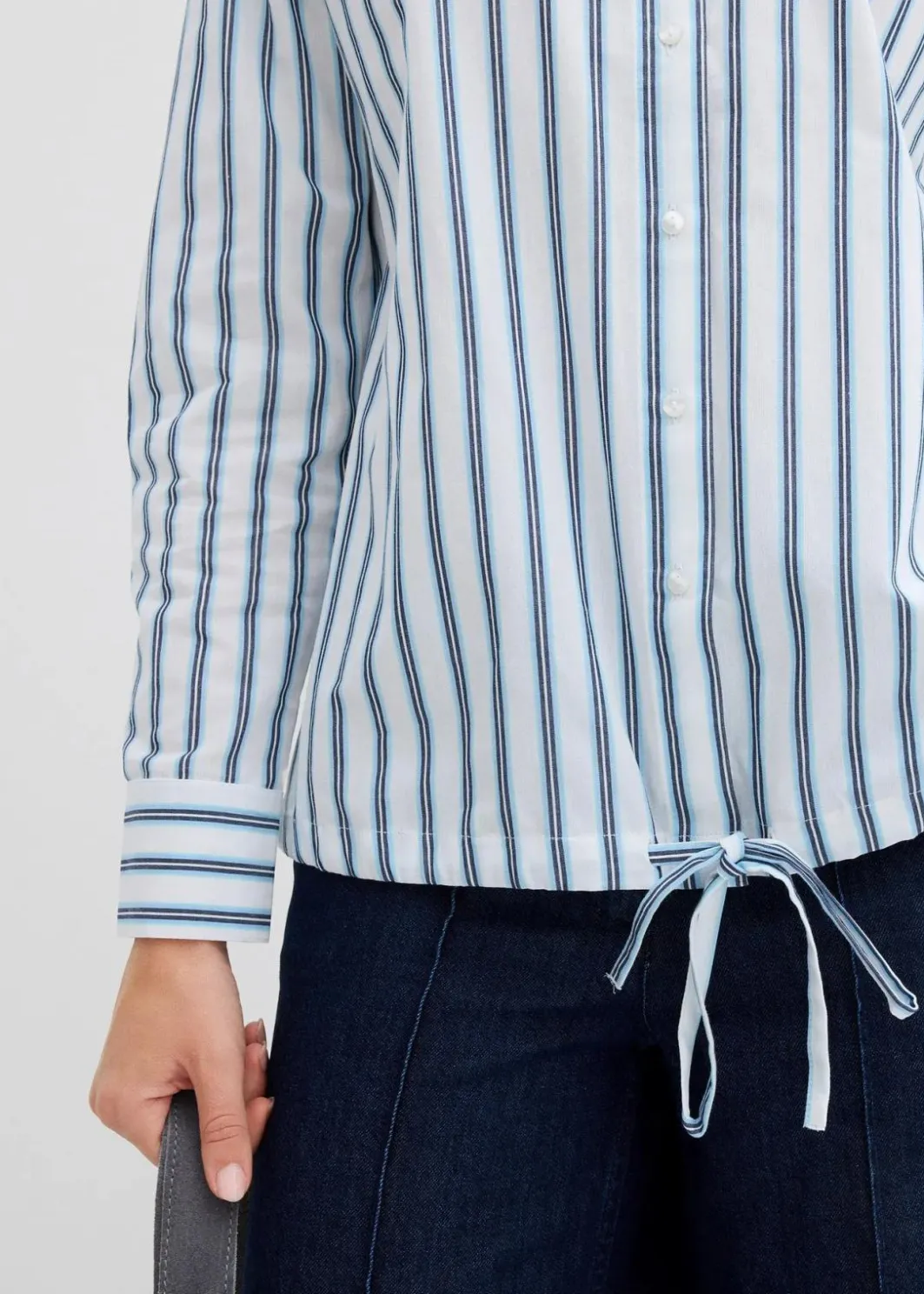 Damen bonprix Bekleidung·Jacken & Mäntel|Zweiteiler & Sets|Oversize-Bluse aus reiner Baumwolle