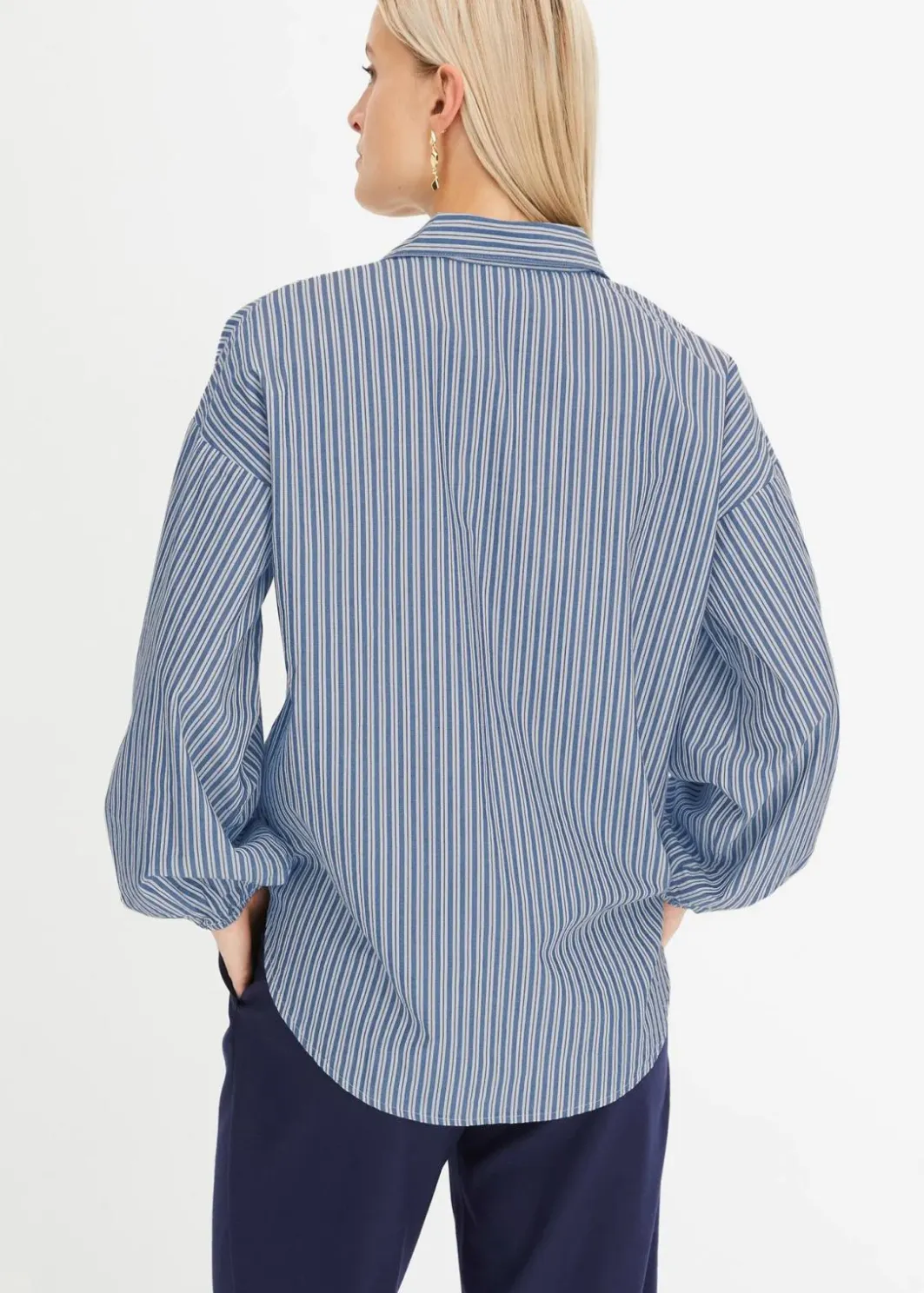 Oversize-Bluse aus reiner Baumwolle Damen Blusen & Tuniken|Bekleidung·Jacken & Mäntel