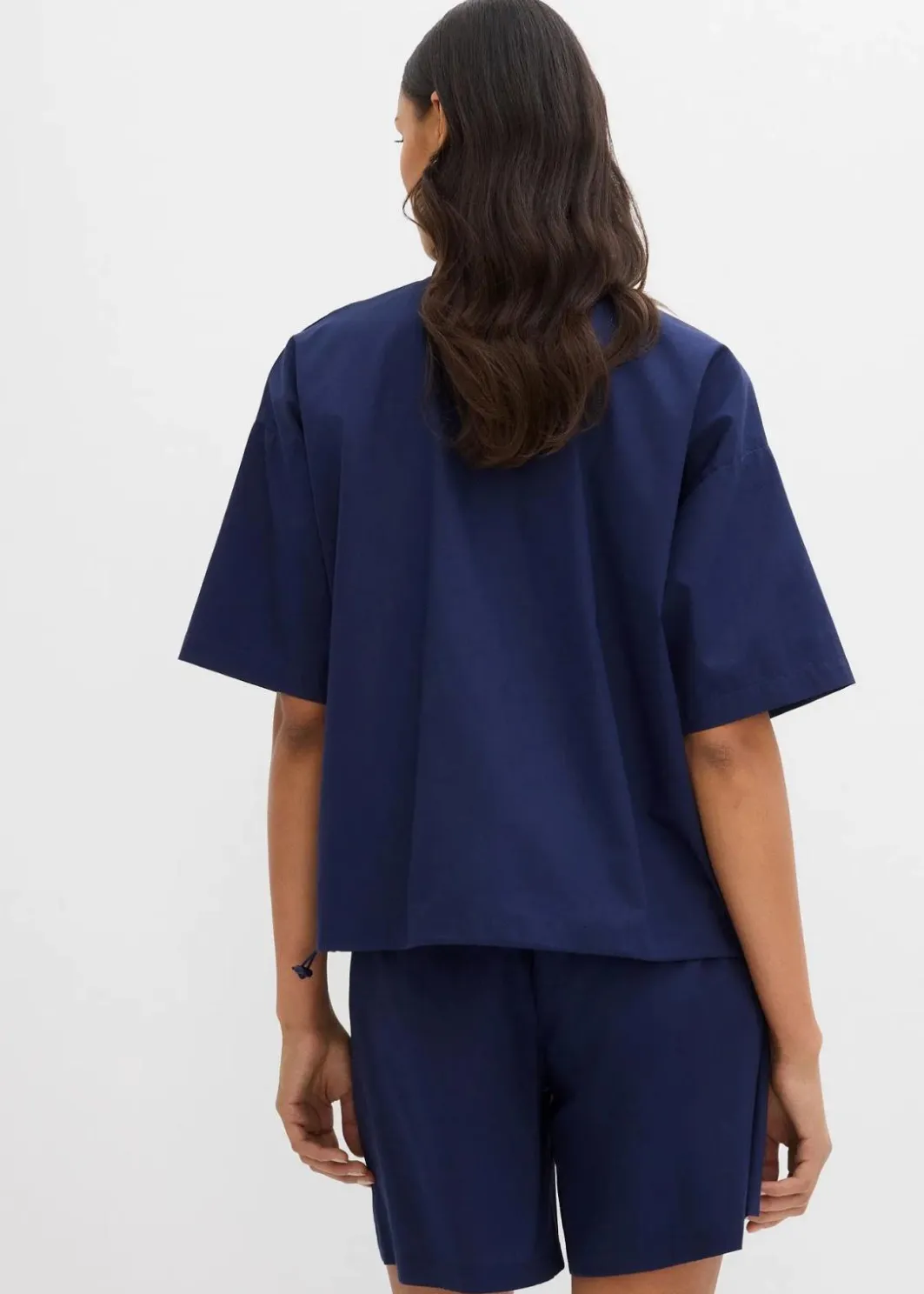 Discount Oversize-Bluse aus reiner Baumwolle Damen Bekleidung·Jacken & Mäntel|Zweiteiler & Sets
