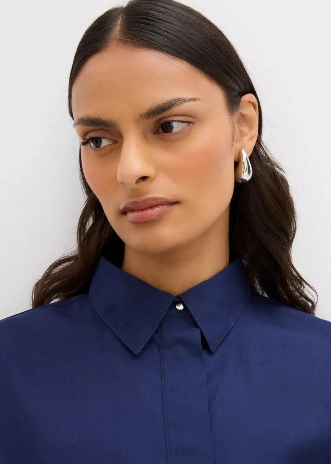 Discount Oversize-Bluse aus reiner Baumwolle Damen Bekleidung·Jacken & Mäntel|Zweiteiler & Sets