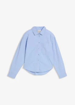 Kinder bonprix Mädchen 9-16 Jahre·Shirts & Blusen|Oversize-Bluse aus reiner Baumwolle