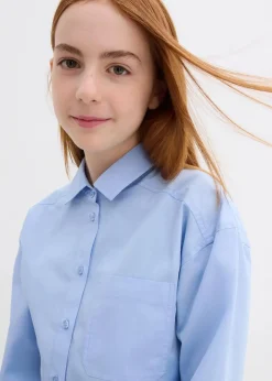 Kinder bonprix Mädchen 9-16 Jahre·Shirts & Blusen|Oversize-Bluse aus reiner Baumwolle