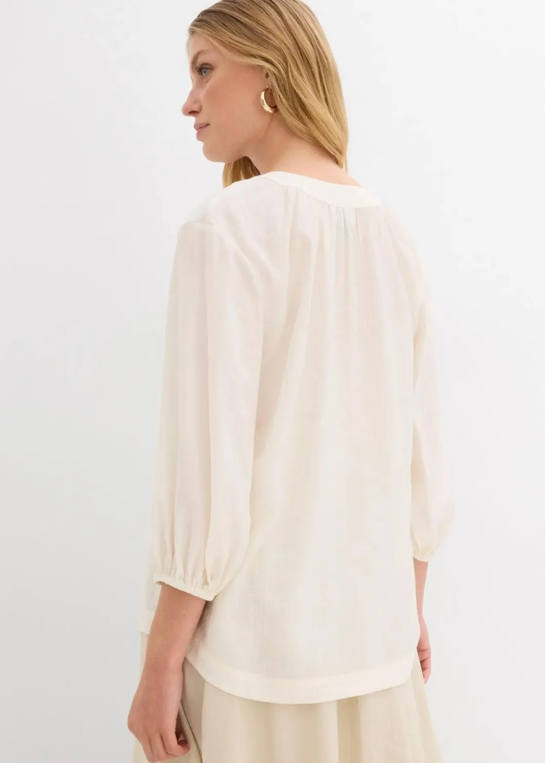 Damen bonprix Blusen & Tuniken|Oversize-Bluse aus softem Viskose-Mix
