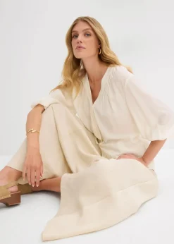 Damen bonprix Blusen & Tuniken|Oversize-Bluse aus softem Viskose-Mix