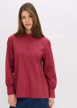 Damen bonprix Blusen & Tuniken|Bekleidung·Jacken & Mäntel|Oversize-Bluse mit Volumenärmel