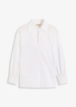 New Oversize-Bluse mit Volumenärmel Damen Bekleidung·Jacken & Mäntel|Blusen & Tuniken