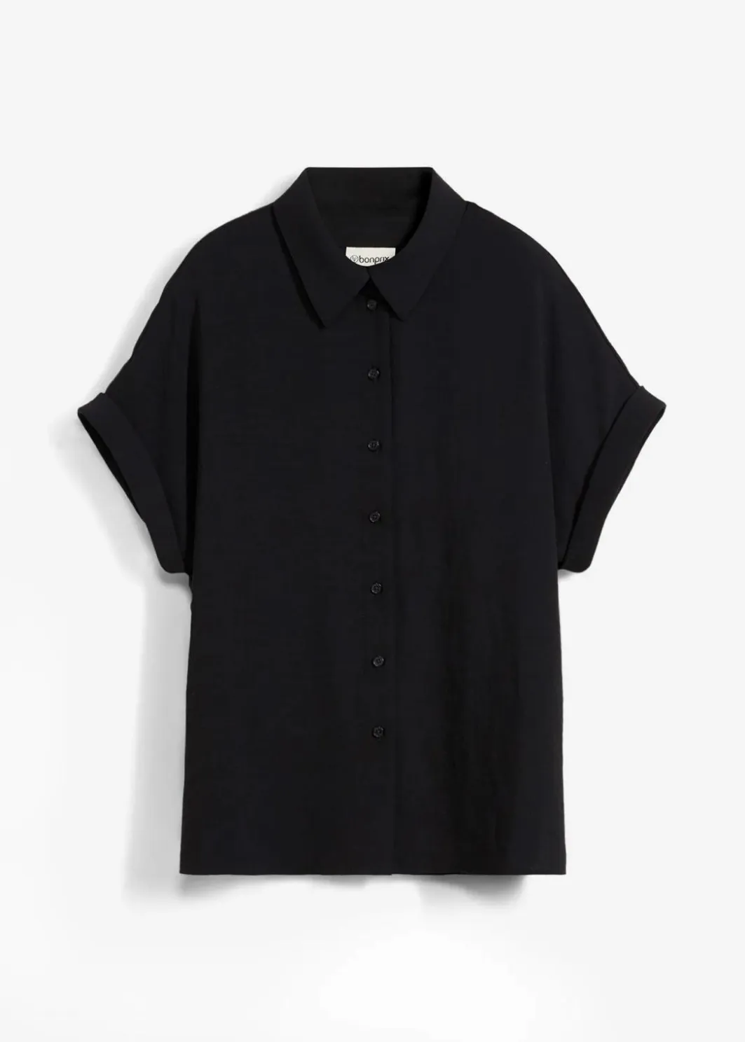 Damen bonprix Zweiteiler & Sets|Blusen & Tuniken|Oversized Bluse aus strukturiertem Crêpe