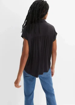 Best Oversized Blusentop aus fließender Viskose Damen Blusen & Tuniken