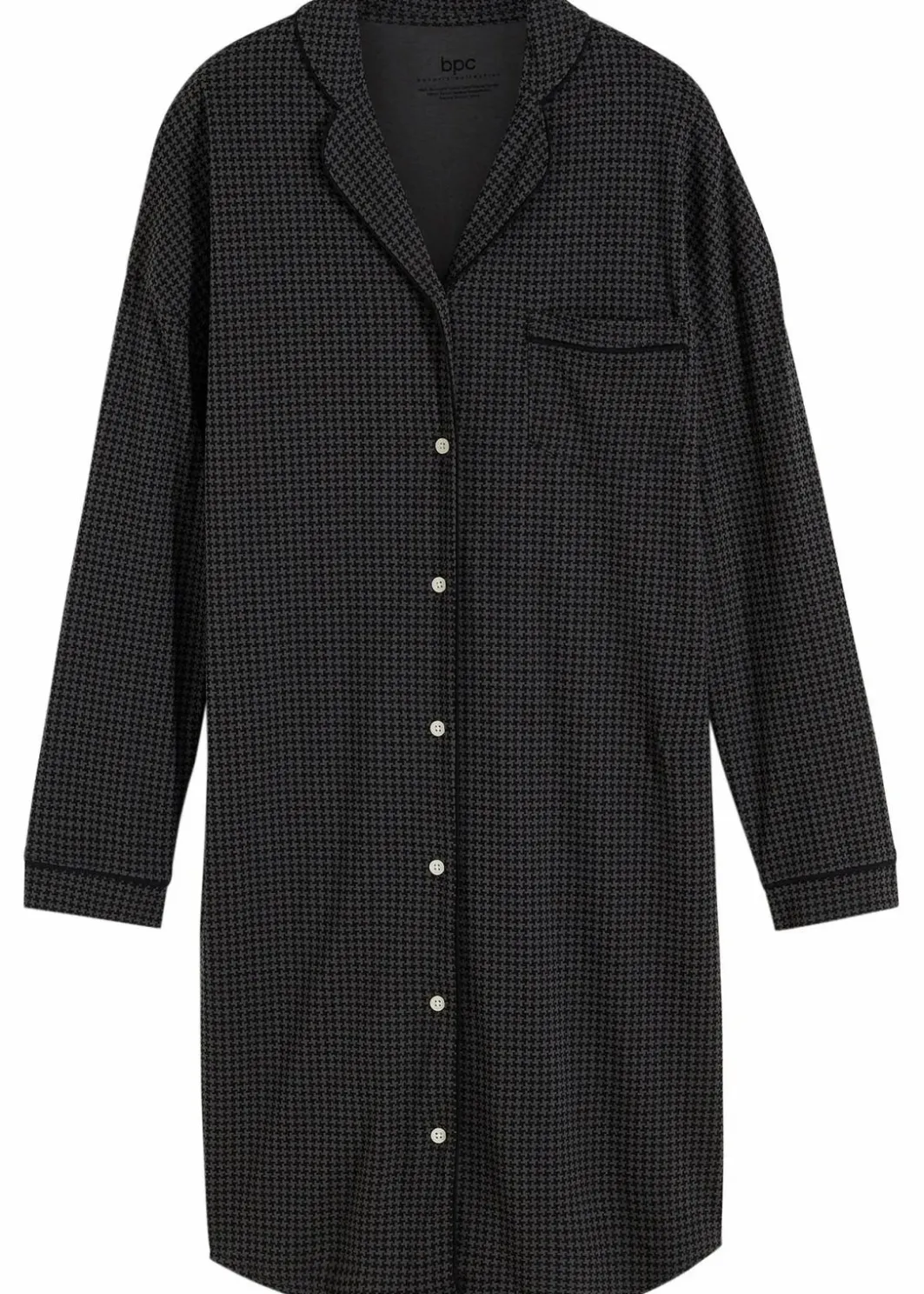 Damen bonprix Wäsche·Basics|Wäsche·Nachtwäsche|Oversized Nachthemd aus reiner Baumwolle