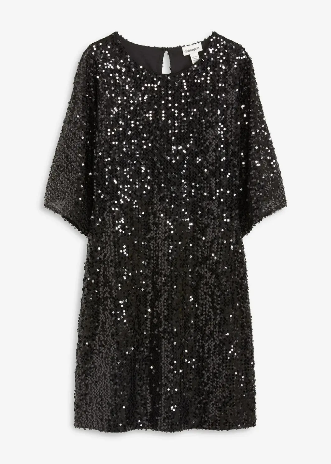 Damen bonprix Festliche Mode|Kleider|Oversized Paillettenkleid