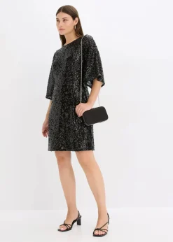 Damen bonprix Festliche Mode|Kleider|Oversized Paillettenkleid