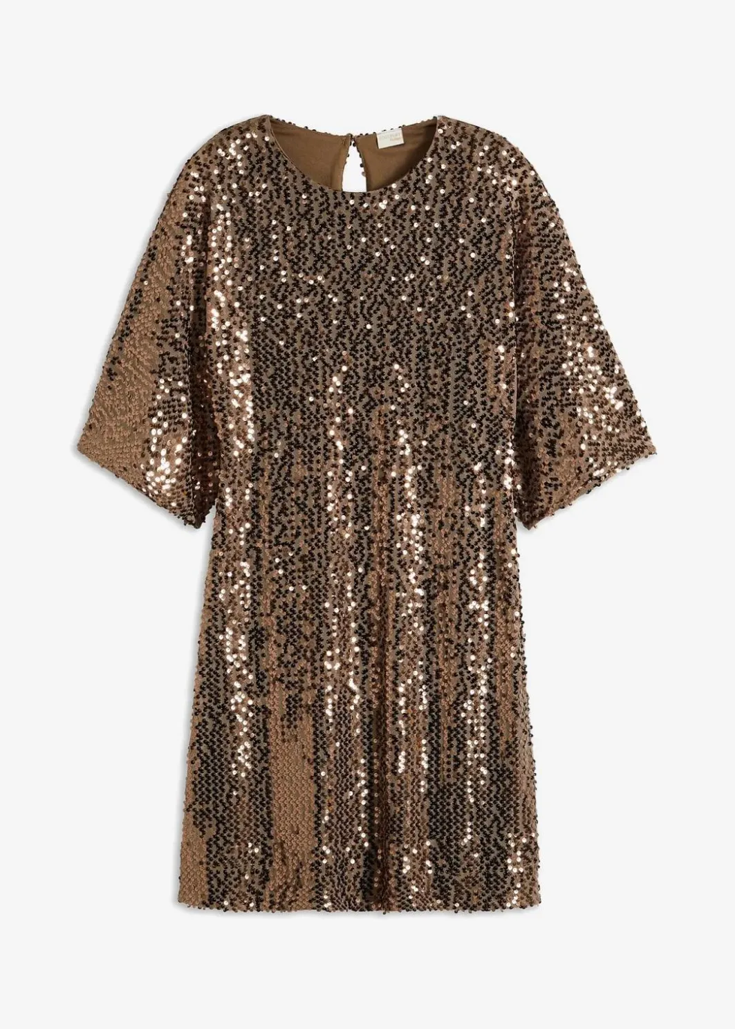 Damen bonprix Bekleidung·Pullover & Strickjacken|Kleider|Oversized Paillettenkleid