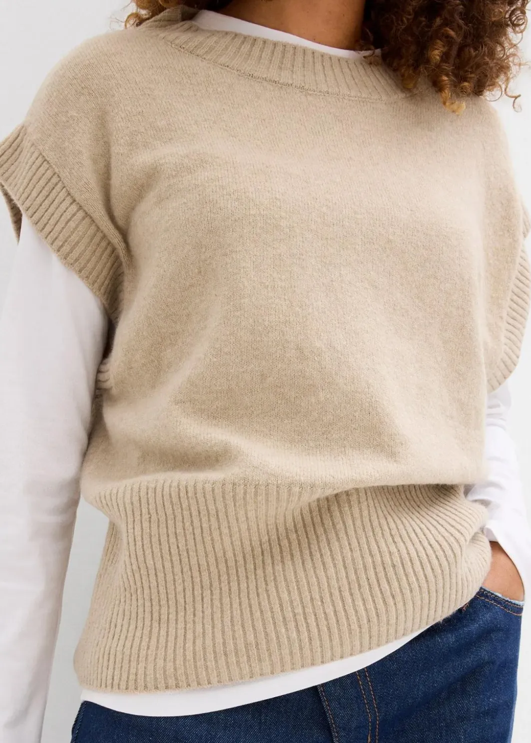 Damen bonprix Pullover & Strickjacken|Strickmode|Oversized Pullunder
