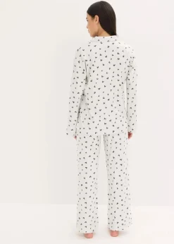 Sale Oversized Pyjama mit Knopfleiste Damen Wäsche·Nachtwäsche|Nachtwäsche