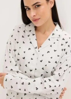 Sale Oversized Pyjama mit Knopfleiste Damen Wäsche·Nachtwäsche|Nachtwäsche