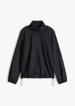 Damen bonprix Bekleidung·Sweat|Bekleidung·Hosen|Oversized Sport-Jacke aus stabilem Baumwollgriff