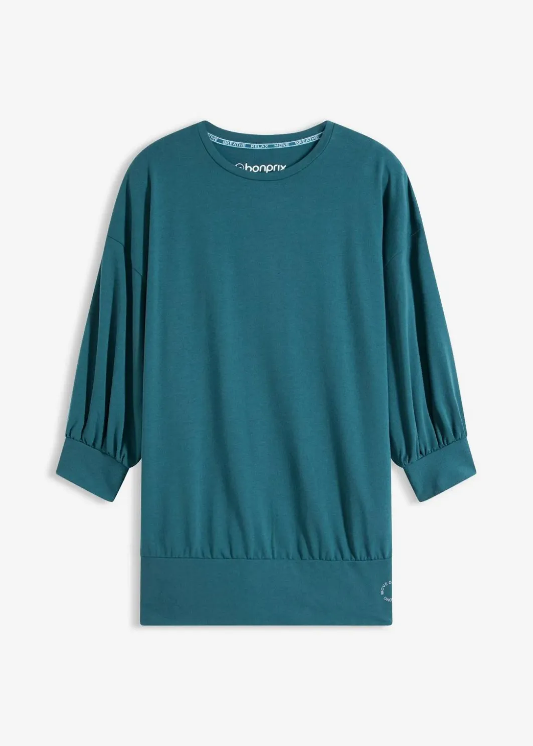 Damen bonprix Bekleidung·Sweat|Nachhaltigere Materialien|Oversized Sport-Shirt mit ¾ Arm, schnelltrocknend
