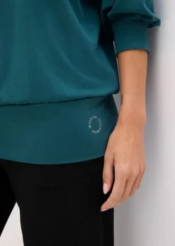 Damen bonprix Bekleidung·Sweat|Nachhaltigere Materialien|Oversized Sport-Shirt mit ¾ Arm, schnelltrocknend