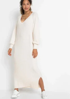 Oversized Strickkleid in Midilänge Damen Strickmode|Kleider