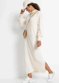 Oversized Strickkleid in Midilänge Damen Strickmode|Kleider