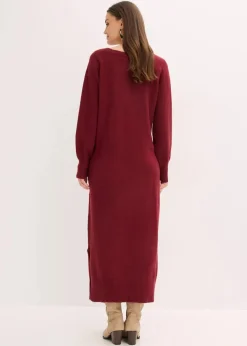Oversized Strickkleid in Midilänge Damen Strickmode|Kleider