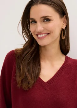 Oversized Strickkleid in Midilänge Damen Strickmode|Kleider