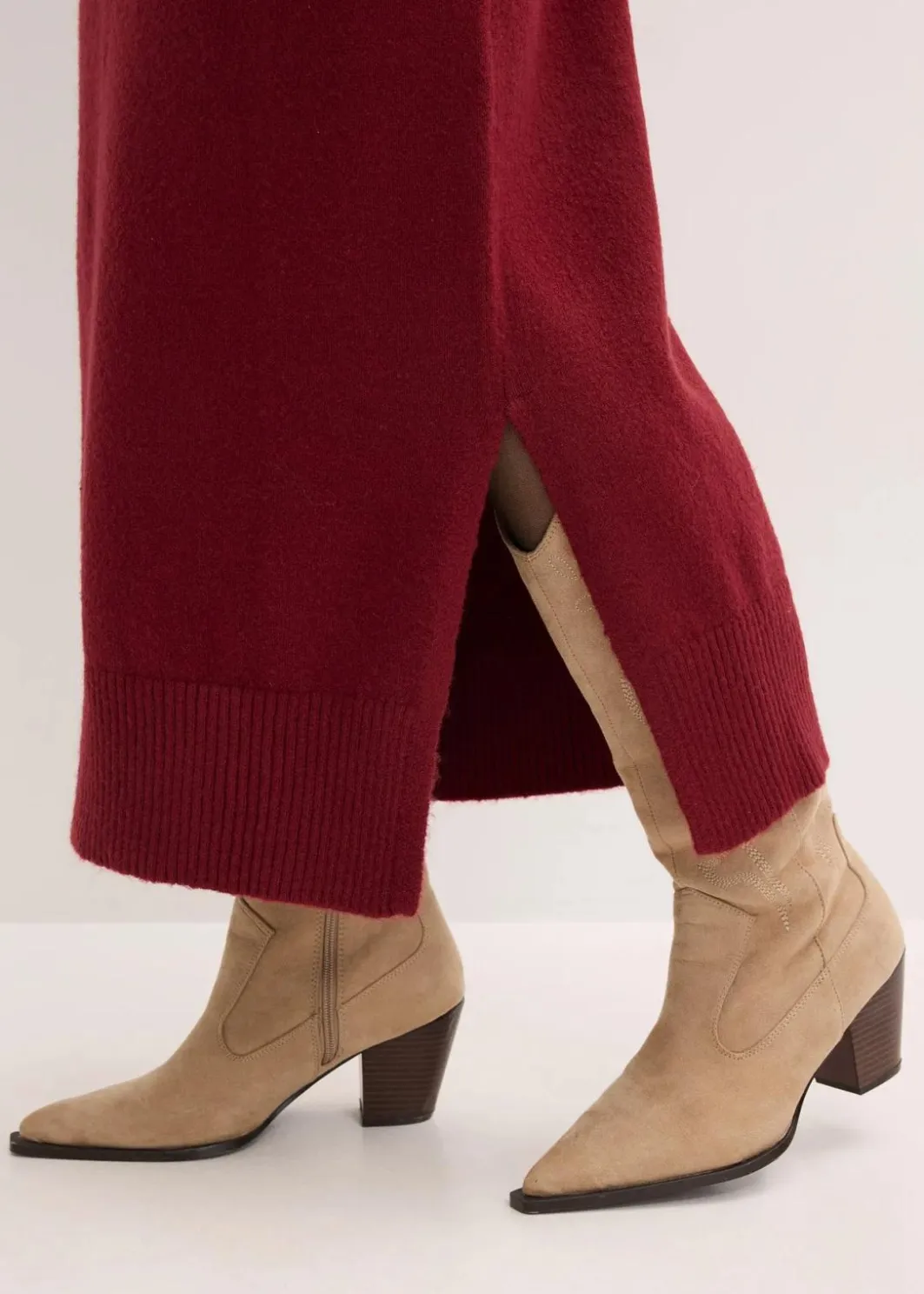 Oversized Strickkleid in Midilänge Damen Strickmode|Kleider