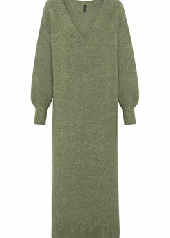 Damen bonprix Strickmode|Kleider|Oversized Strickkleid in Midilänge