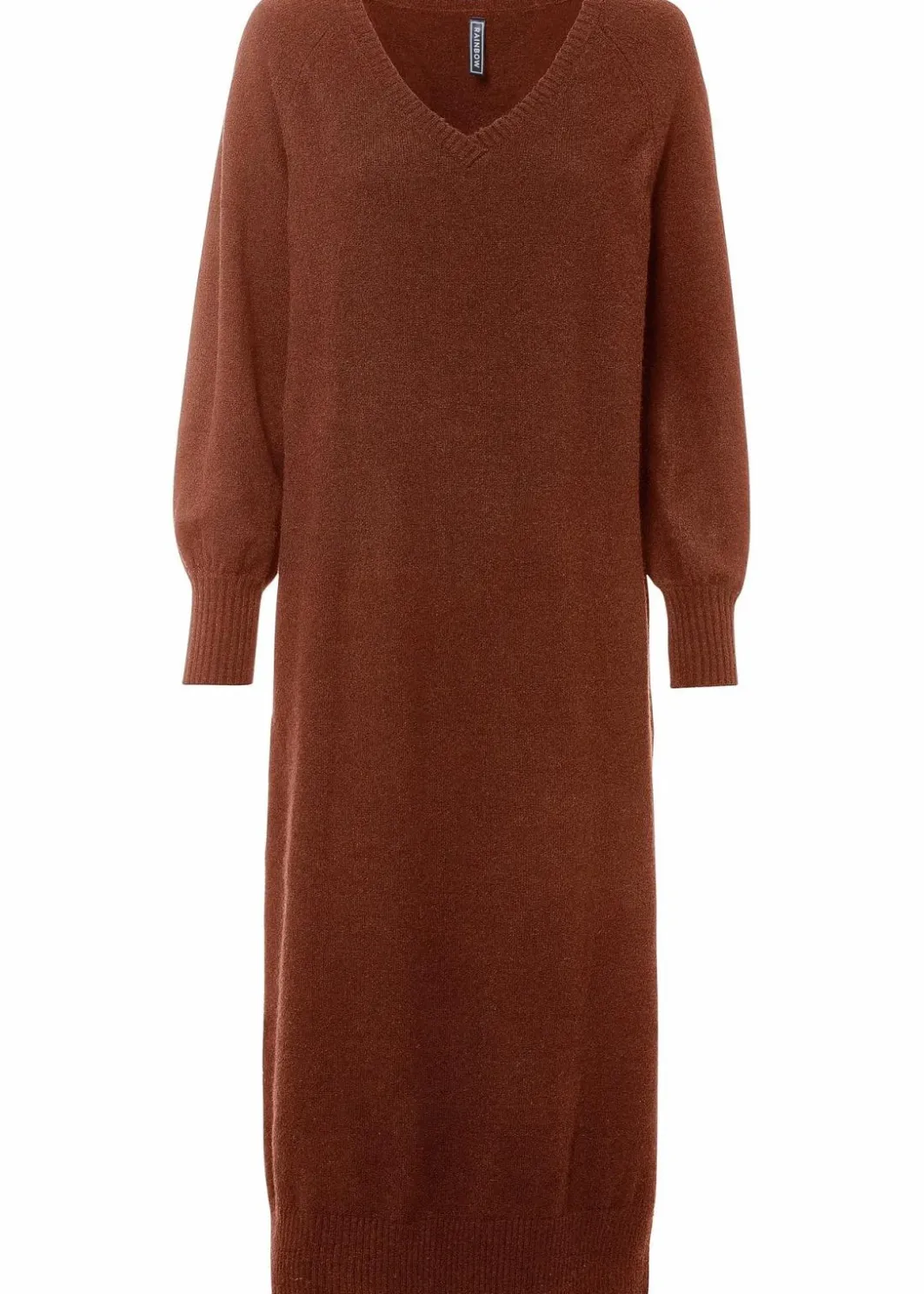 Damen bonprix Strickmode|Kleider|Oversized Strickkleid in Midilänge