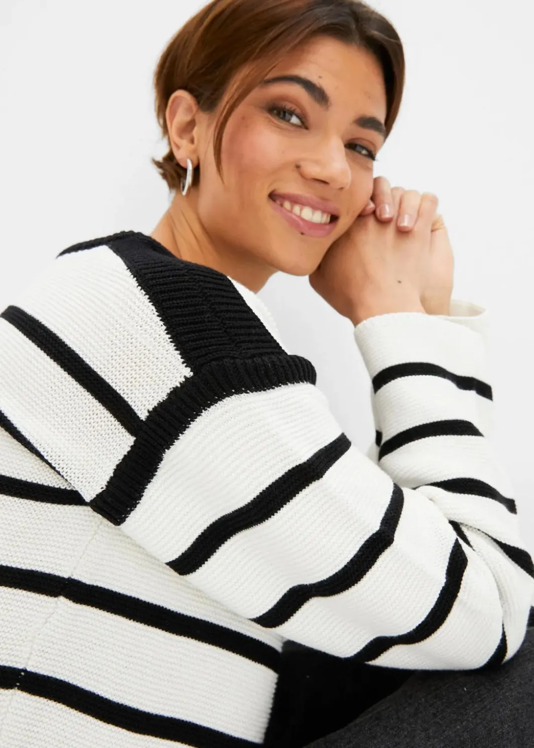 Hot Oversized Strickpullover Damen Bekleidung·Umstandsmode|Bekleidung·Jeans