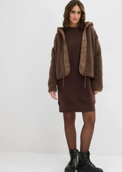 Damen bonprix Kleider|Sweat|Oversized Sweatkleid