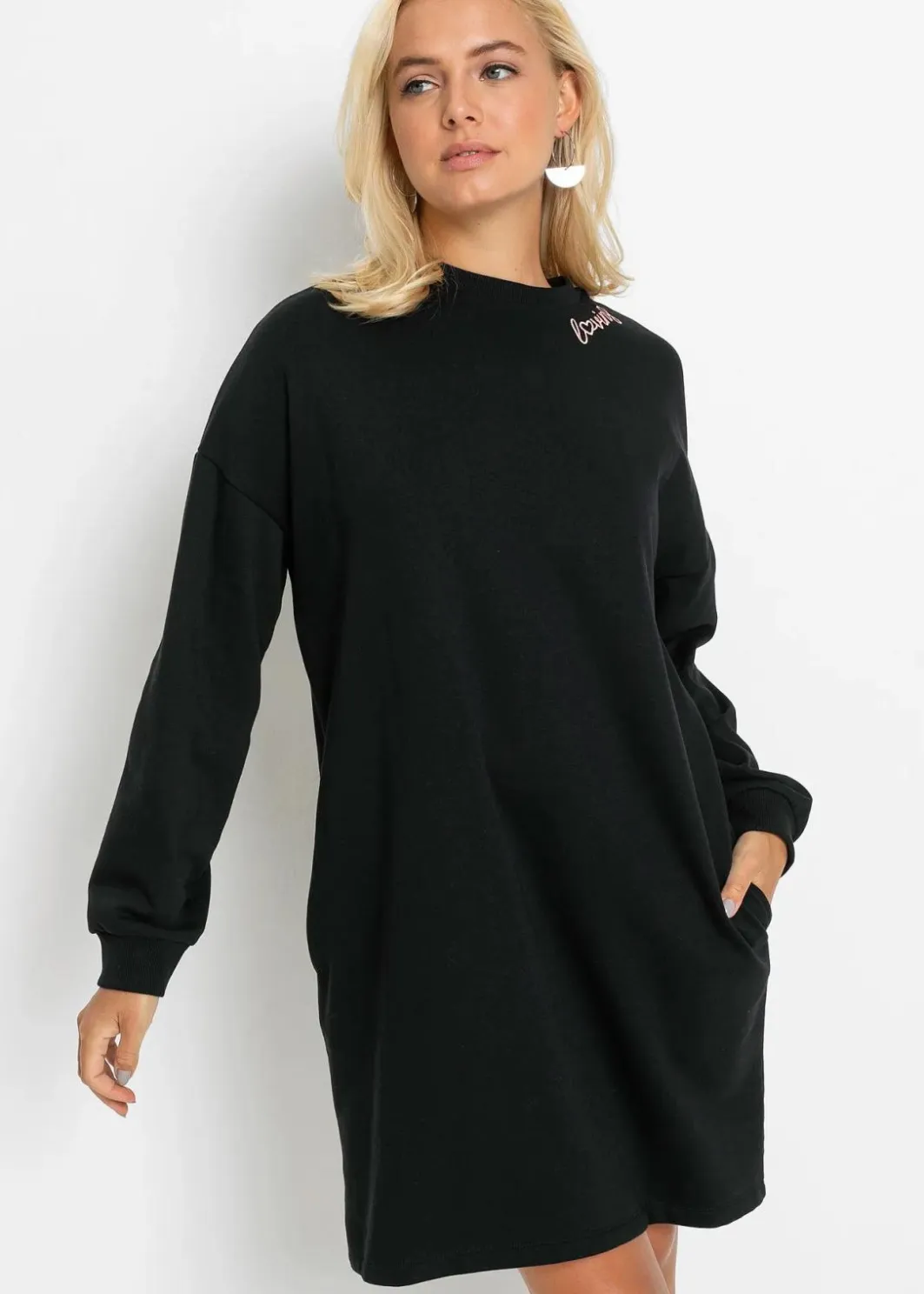 Damen bonprix Bekleidung·Blusen & Tuniken|Bekleidung·Pullover & Strickjacken|Oversized Sweatkleid