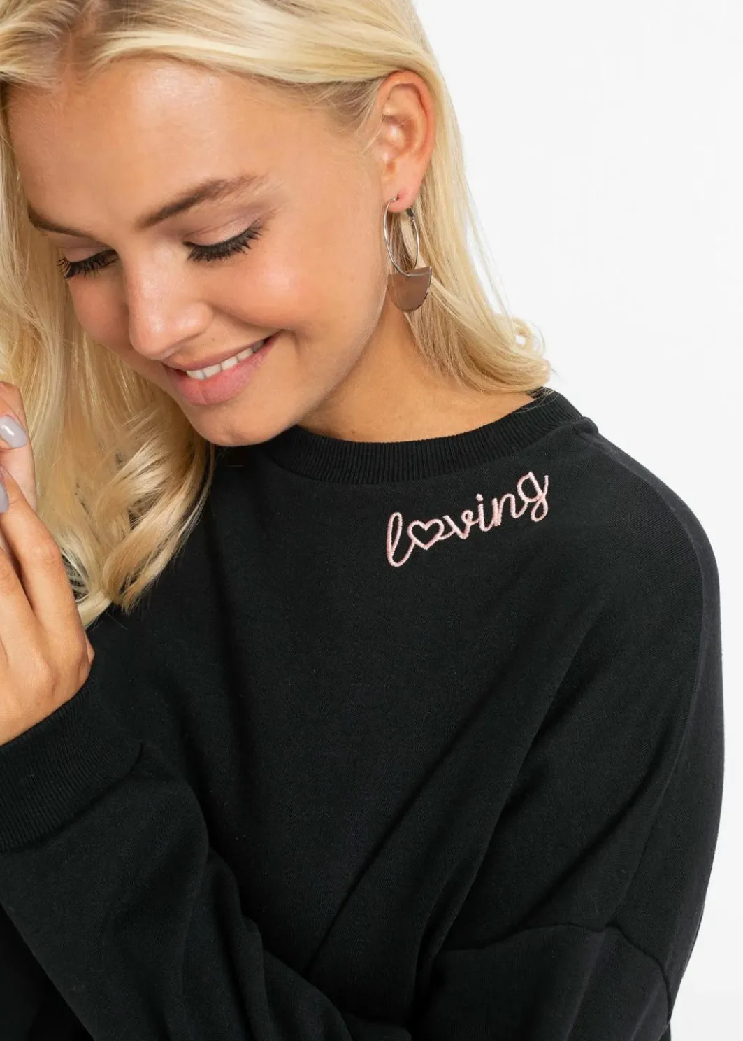 Damen bonprix Bekleidung·Blusen & Tuniken|Bekleidung·Pullover & Strickjacken|Oversized Sweatkleid