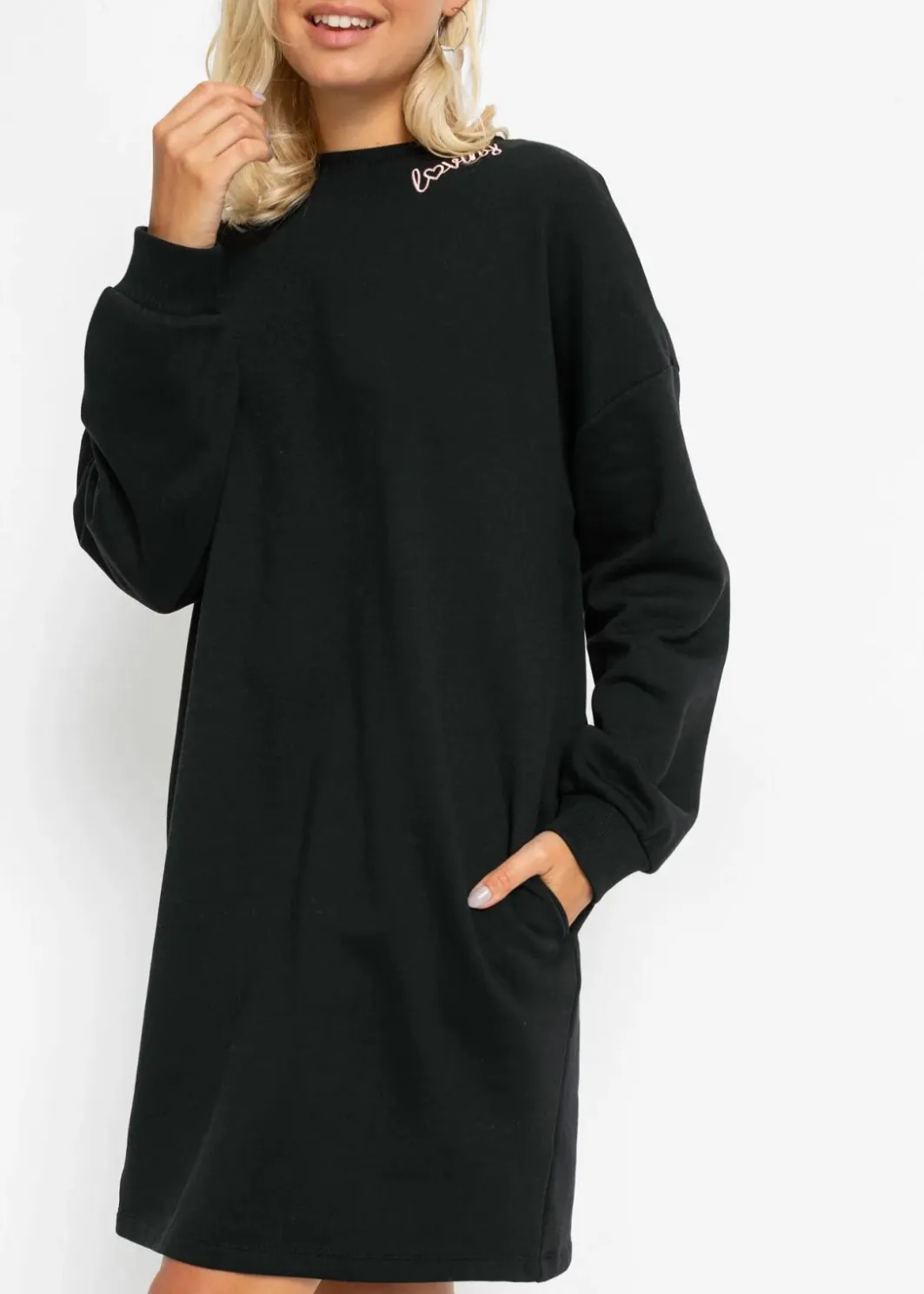 Damen bonprix Bekleidung·Blusen & Tuniken|Bekleidung·Pullover & Strickjacken|Oversized Sweatkleid
