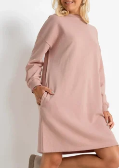 New Oversized Sweatkleid Damen Kleider|Sweat