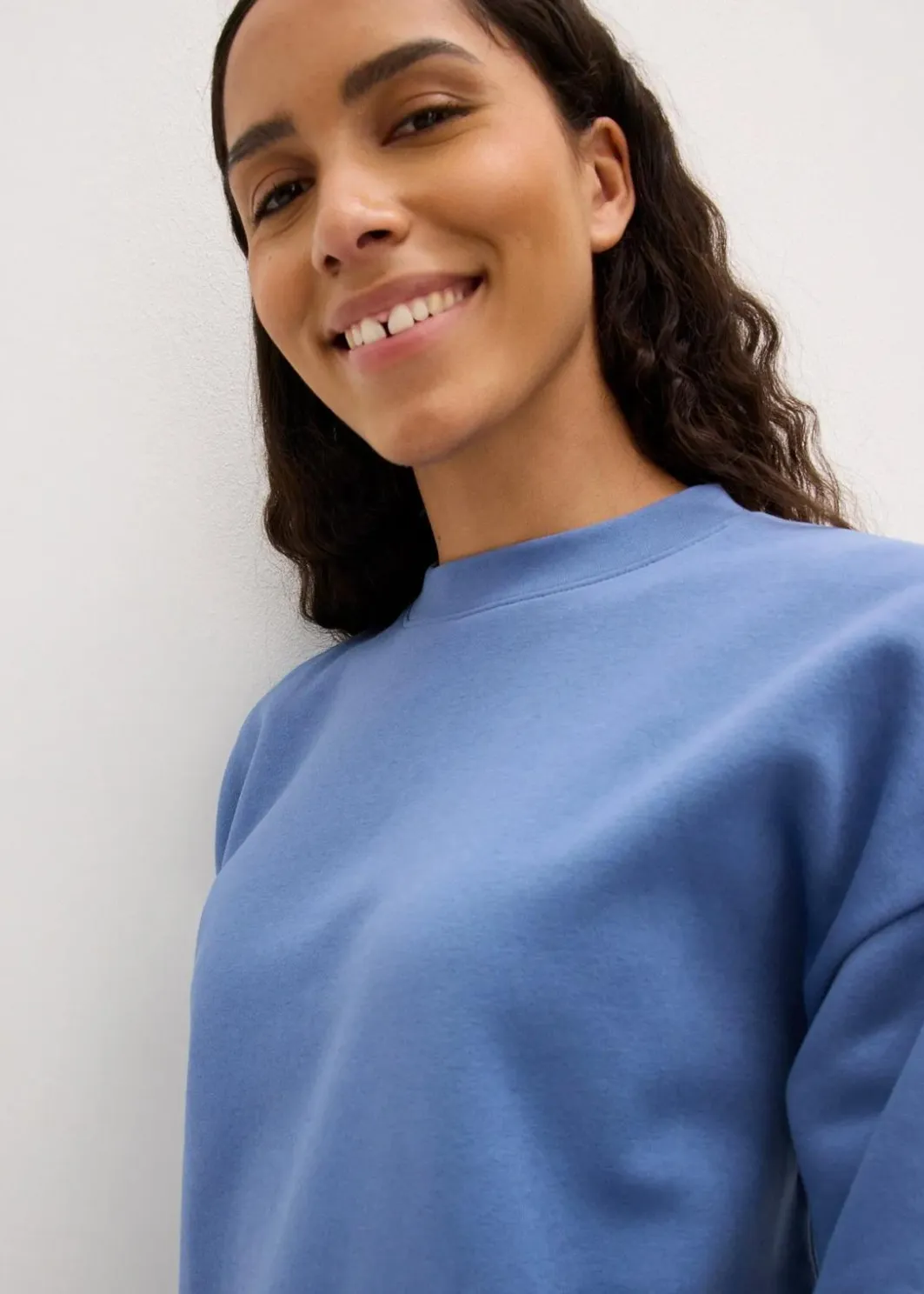 Damen bonprix Kleider|Sweat|Oversized Sweatkleid
