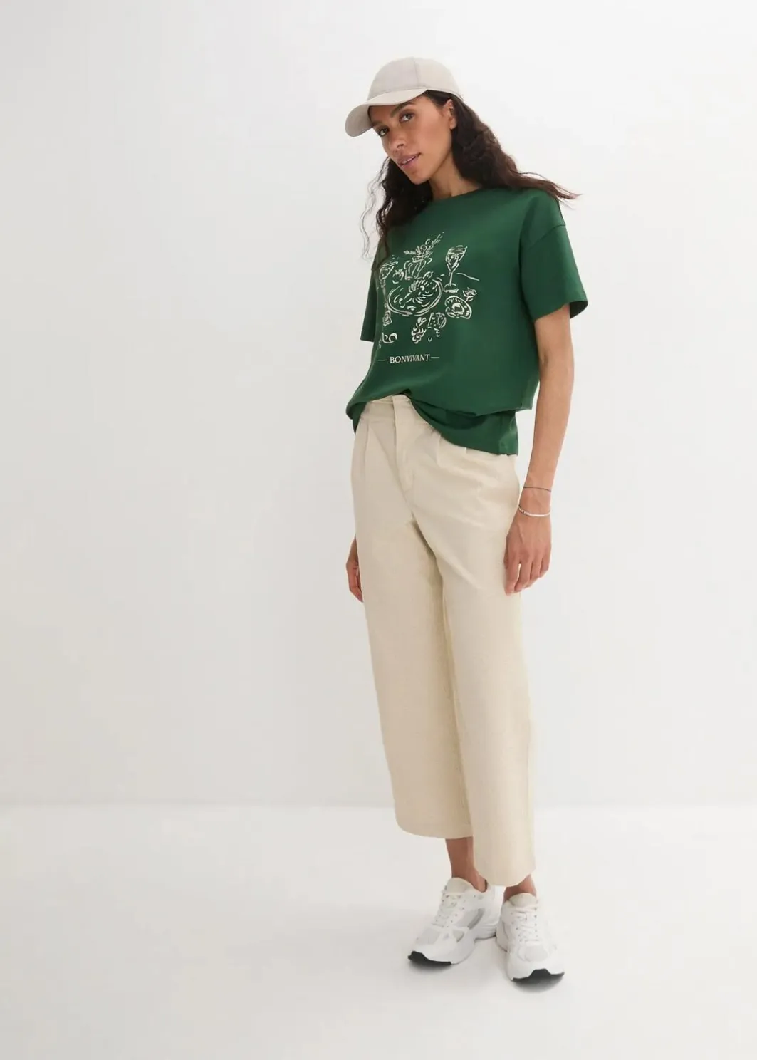 Sale Oversized T-Shirt aus Bio-Baumwolle Damen Shirts & Tops|Nachhaltigere Materialien
