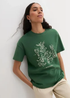 Sale Oversized T-Shirt aus Bio-Baumwolle Damen Shirts & Tops|Nachhaltigere Materialien