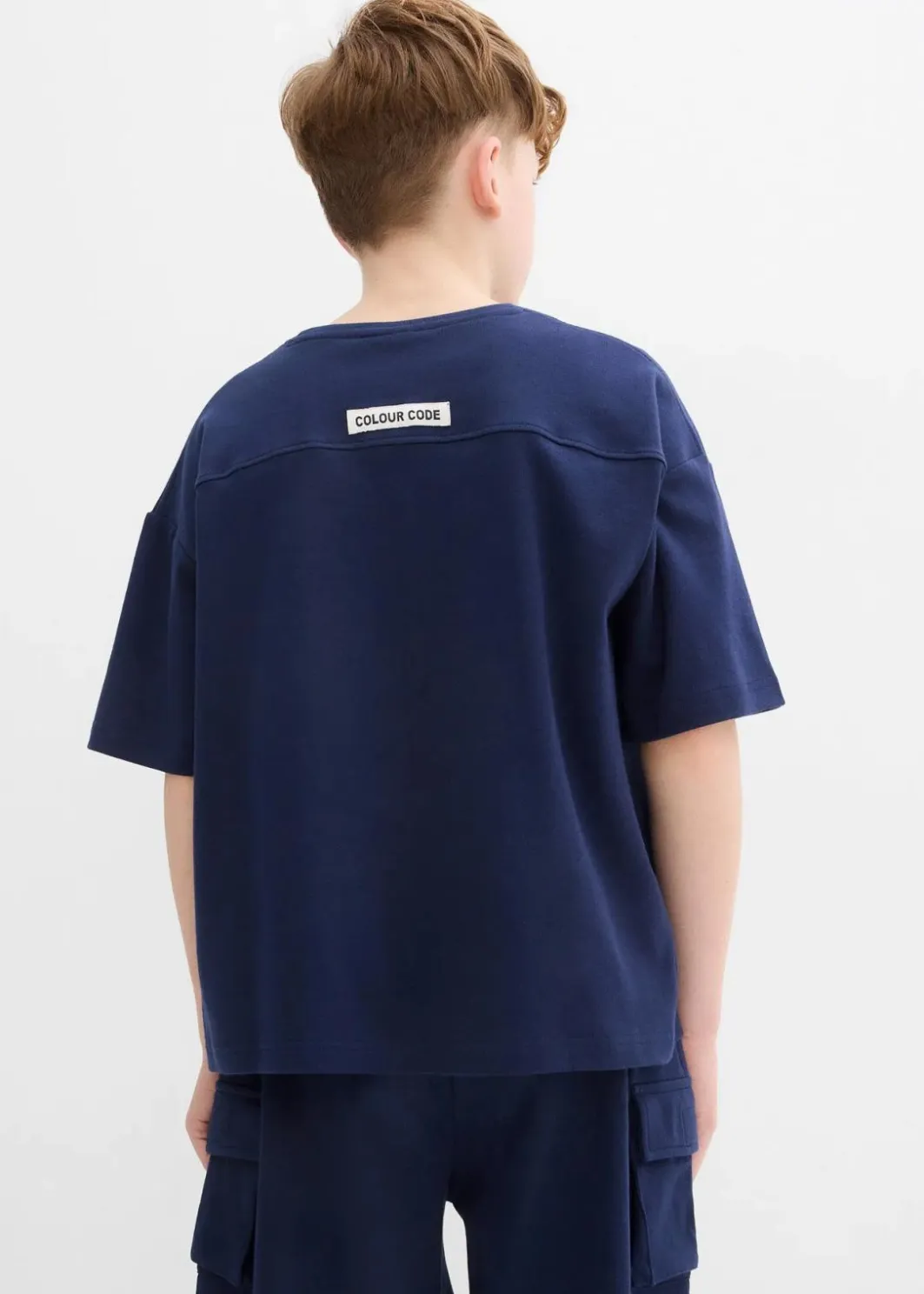 Kinder bonprix Jungen 9-16 Jahre·Shirts|Jungen 2-8 Jahre·Nachhaltigere Materialien|Oversized T-Shirt mit Bio Baumwolle