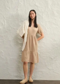 Damen bonprix Bekleidung·Pullover & Strickjacken|Kleider|Oversized-Kleid aus Baumwoll-Musselin