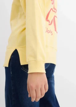 Damen bonprix Sweat|Bekleidung·Blusen & Tuniken|Oversized-Sweatshirt aus Bio-Baumwolle