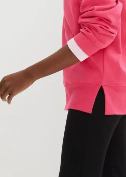 Damen bonprix Sweat|Bekleidung·Blusen & Tuniken|Oversized-Sweatshirt aus Bio-Baumwolle