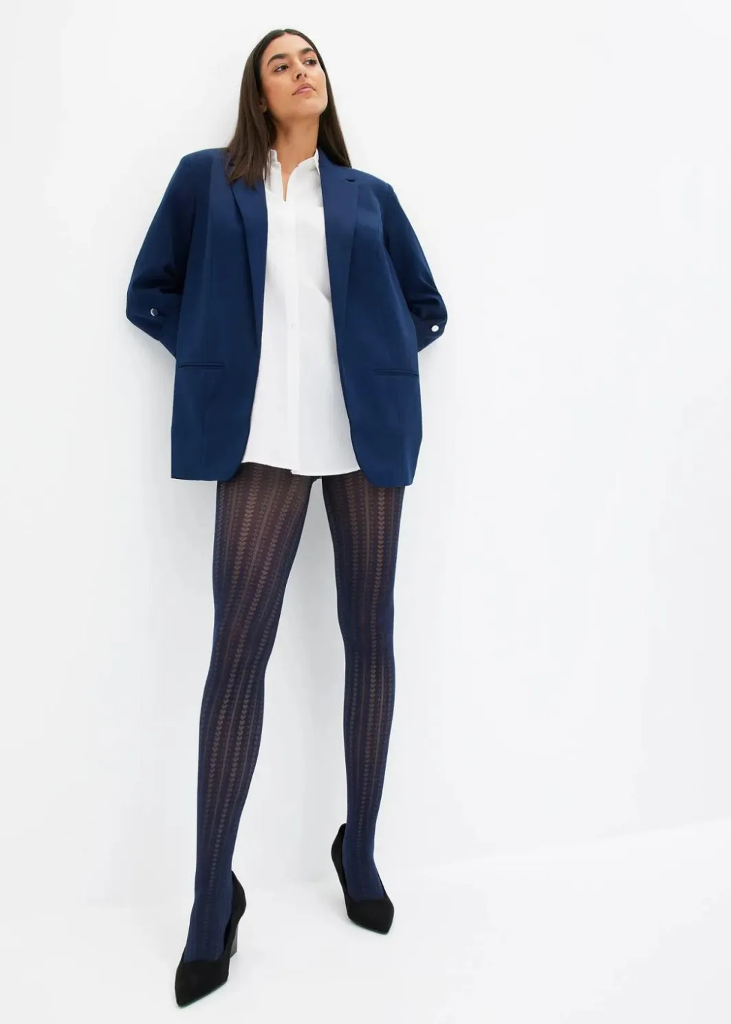 Damen bonprix Bekleidung·Jacken & Mäntel|Blusen & Tuniken|Oversize-Hemd aus Baumwolle mit 3/4 Arm